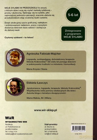 Moje sylabki w przedszkolu. - Agnieszka Fabisiak-Majcher, Elżbieta Ławczys [KSIĄŻKA]