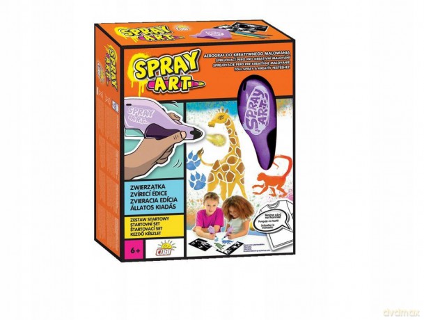 Spray Art zestaw startowy Zwierzęta