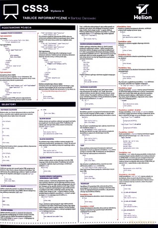 Tablice informatyczne. CSS3 - Bartosz Danowski