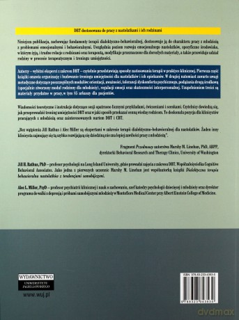 Terapia dialektyczno-behawioralna (DBT) młodzieży - Jill H. Rathus, Alec L. Miller [KSIĄŻKA]