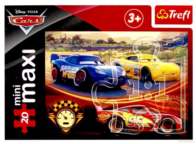 TREFL 20 el. miniMaxi - Nowi zwycięzcy Cars 3.2 [PUZZLE]