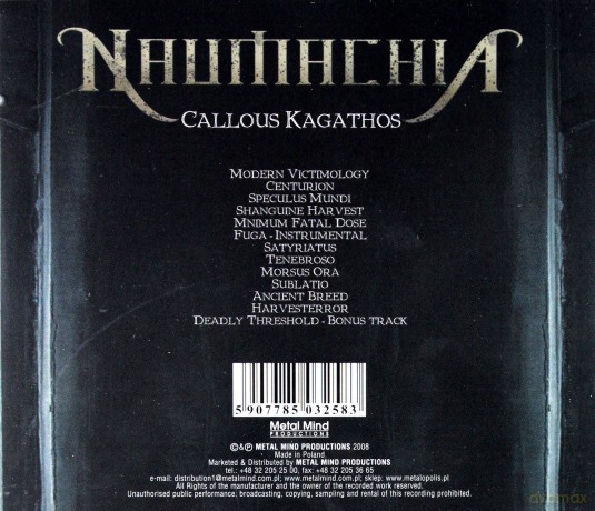 Naumachia: Callous Kagathos [CD]
