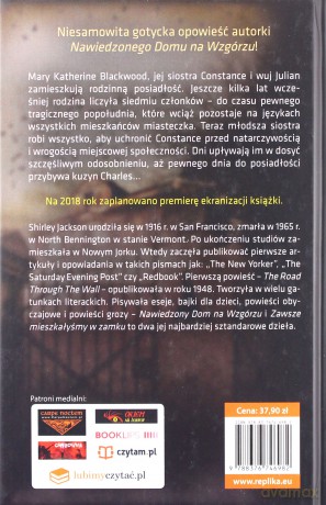 Zawsze mieszkałyśmy w zamku - Shirley Jackson [KSIĄŻKA]