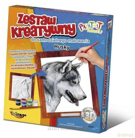 Zestaw Kreatywny do malowania - Husky