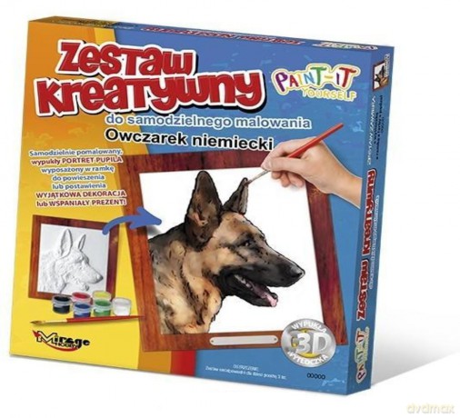 Zestaw Kreatywny do malowania - Owczarek niemiecki