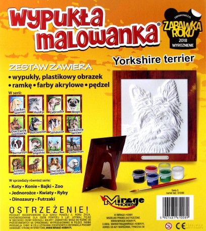 Zestaw Kreatywny do malowania - Yorkshire terrier