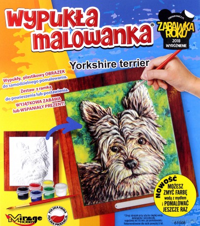 Zestaw Kreatywny do malowania - Yorkshire terrier