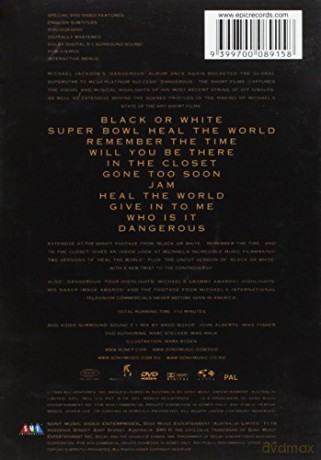 Michael Jackson: Dangerous [DVD]
