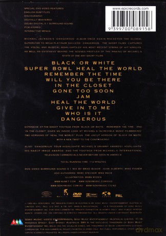 Michael Jackson: Dangerous [DVD]