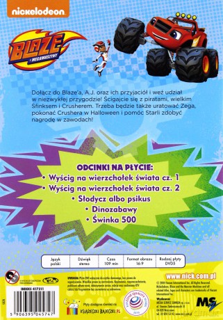 Blaze i Megamaszyny. Dino Zabawy [DVD]