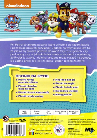 Psi Patrol. Nowy piesek [DVD]