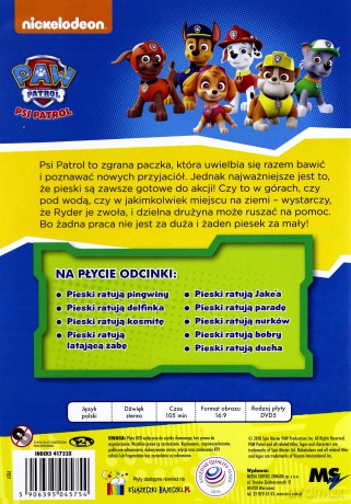 Psi Patrol. Pieski ratują kosmitę [DVD]