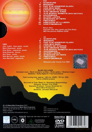 Neo: Broadcast  (digipack) [CD]+[DVD]