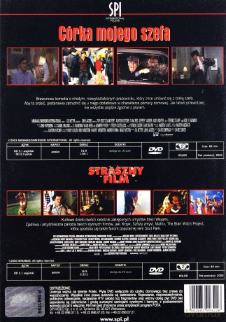 Córka mojego szefa / Straszny film [2DVD]