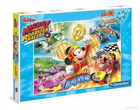 CLEMENTONI 100 el. MAXI Special Line Mickey and the Roadster Racers [PUZZLE]