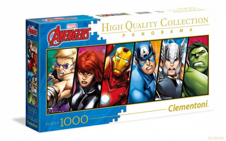 CLEMENTONI 1000 el. Panorama High Quality Avengers [PUZZLE]
