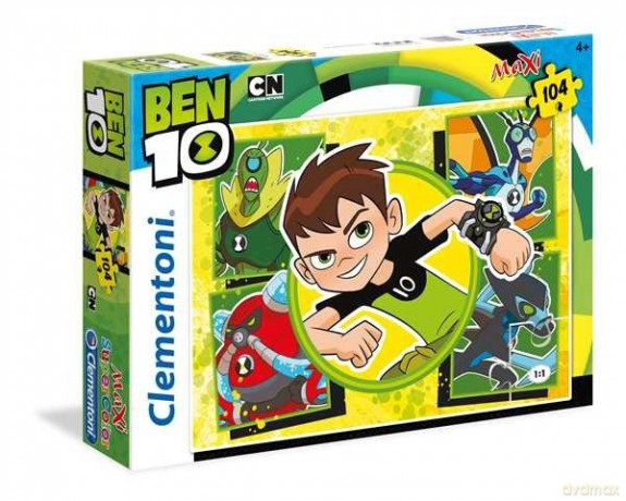 CLEMENTONI 104 el. MAXI Super Kolor Ben 10 [PUZZLE]
