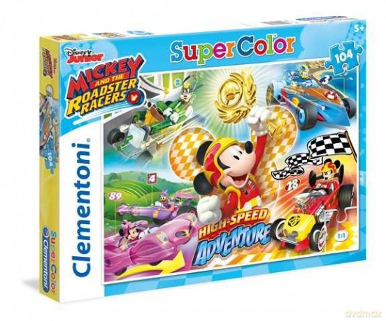 CLEMENTONI 104 el. Super Kolor Miki i Raźni Rajdowcy [PUZZLE]