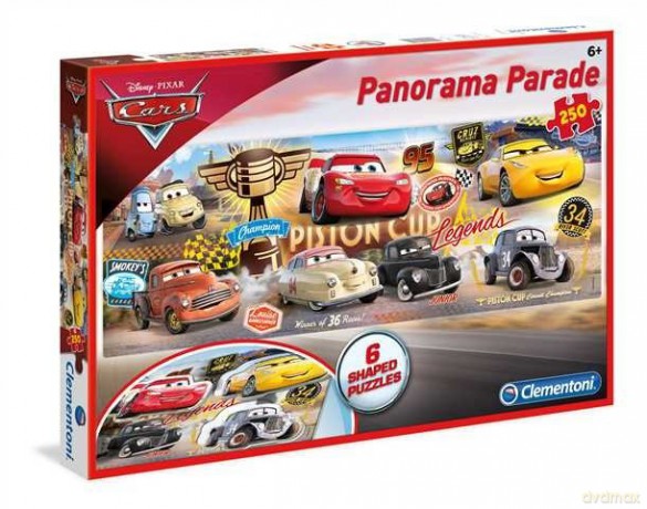 CLEMENTONI 250 el. Panorama Parade Linia Specjalna Auta 3 [PUZZLE]