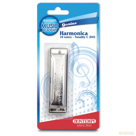 Harmonijka ustna metalowa z 10 tonami