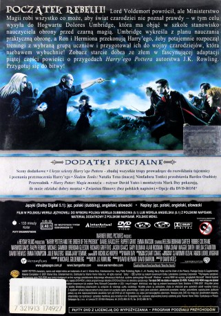 Harry Potter i Zakon Feniksa [2DVD]