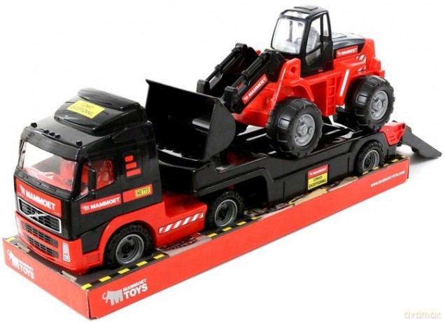 MAMMOET samochód-holownik + traktor-ładowarka (podium)