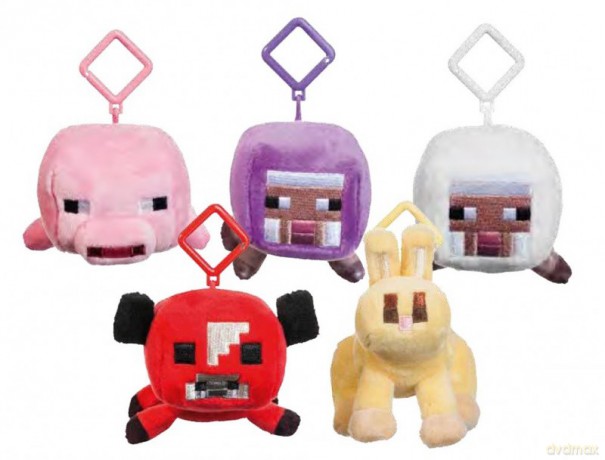 MINECRAFT Plusz Clip Baby Mooshroom