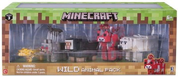 MINECRAFT Zestaw dzikich zwierząt [FIGURKA]