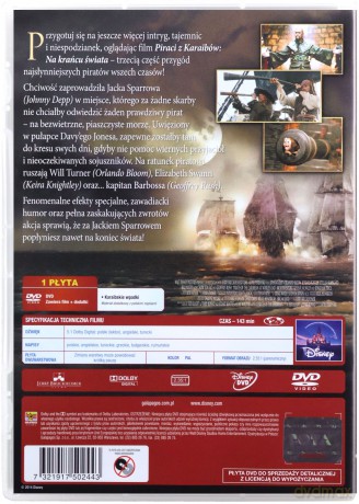 Piraci z Karaibów: Na krańcu świata [DVD]