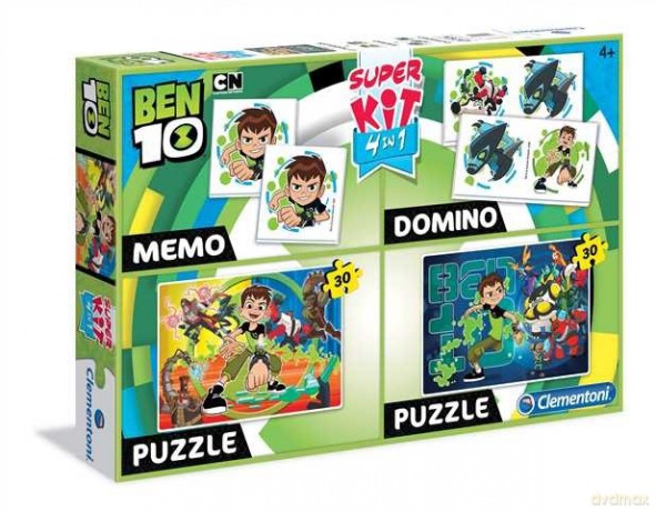 Superkit 2x30 el. + Memo + Domino Linia Specjalna Ben 10 [GRA]