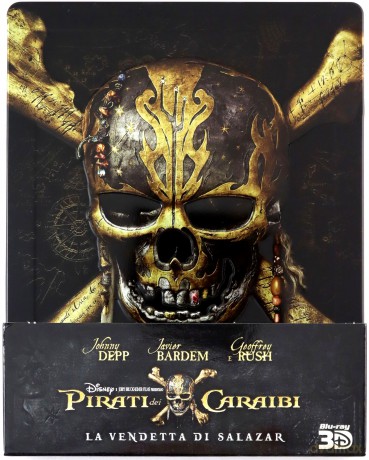 Pirates of the Caribbean: Dead Men Tell No Tales (Piraci z Karaibów: Zemsta Salazara)  (steelbook) [Blu-Ray 3D]+[Blu-Ray]
