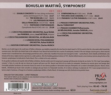 Martinu: Double Concerto Symphonies No 4 [CD]