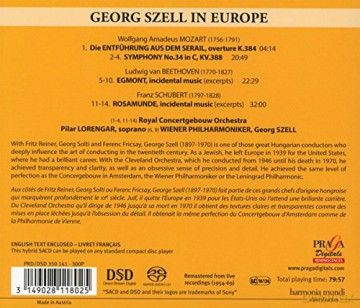 Mozart & Beethoven: Georg Szell In Europe [CD]