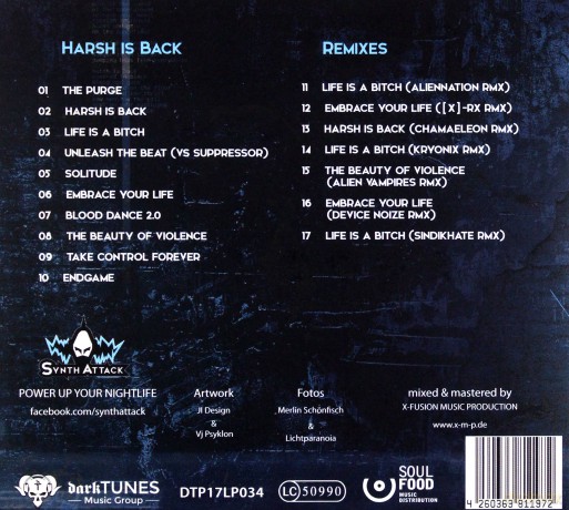 SynthAttack: Harsh Is Back (Limited Edition) (digipack) [CD]