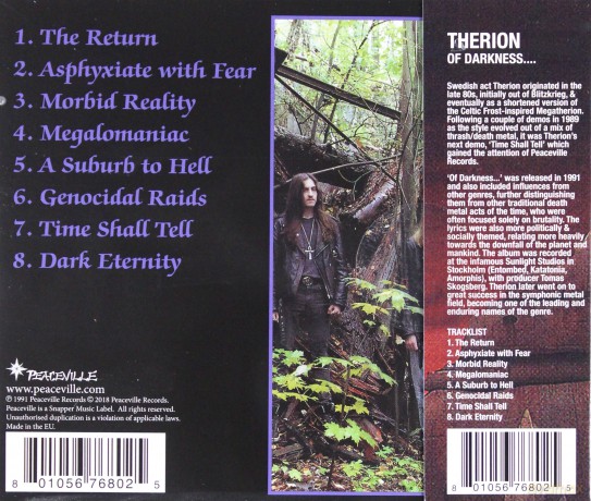 Therion: Of Darkness [CD]