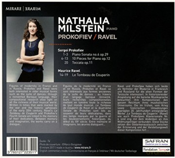 Nathalia Milstein: Prokofiev Ravel (digipack) [CD]