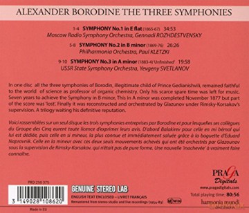 Borodin: The Three Symphonies [CD]