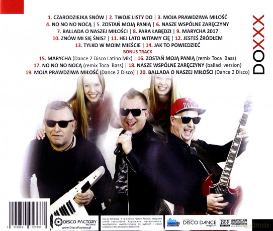 Doxxx: Wszystko Dla Miłości [CD]