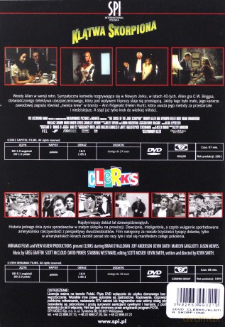Sprzedawcy (Clerks) / Klątwa skorpiona [DVD]