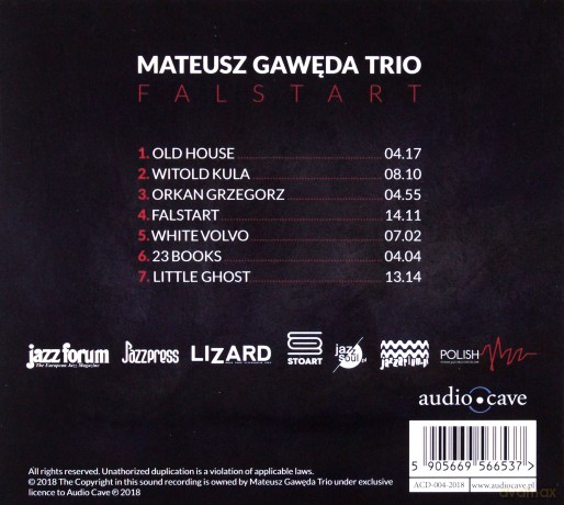 Mateusz Gawęda Trio: Falstart [CD]