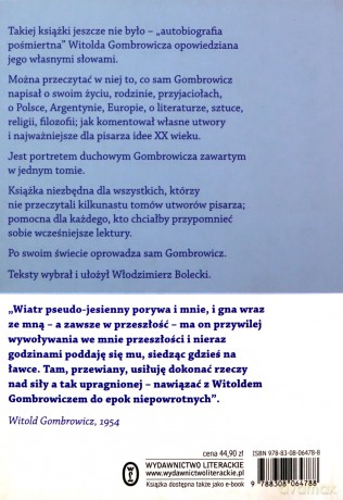 Autobiografia pośmiertna - Witold Gombrowicz [KSIĄŻKA]