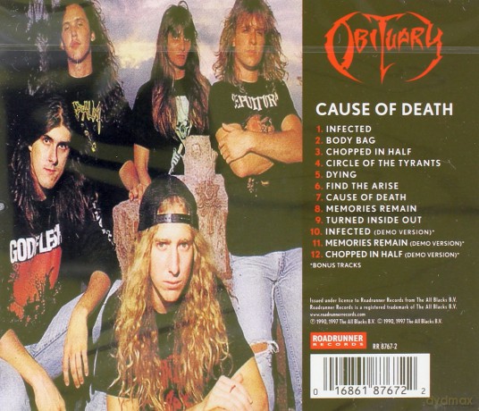 Obituary: Cause Of Death [CD]