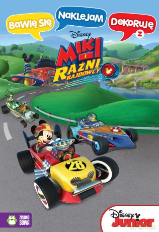 Bawię się, naklejam, dekoruję z Mikim i raźnymi rajdowcami Disney [KSIĄŻKA]