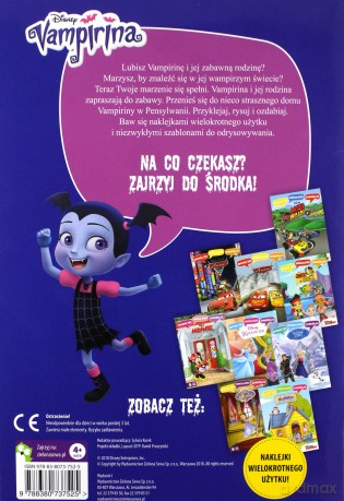 Bawię się, naklejam, dekoruję z Vampiriną Disney [KSIĄŻKA]