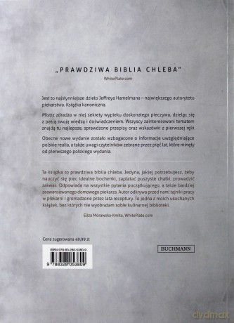 Chleb. Techniki wypieku, przepisy, wskazówki - Jeffrey Hamelman [KSIĄŻKA]