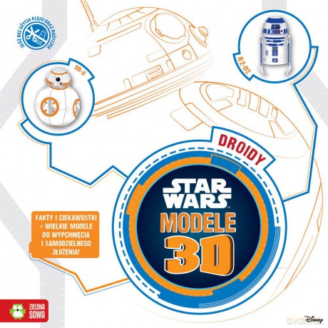 Droidy Star Wars modele 3D (Gwiezdne Wojny) [KSIĄŻKA]