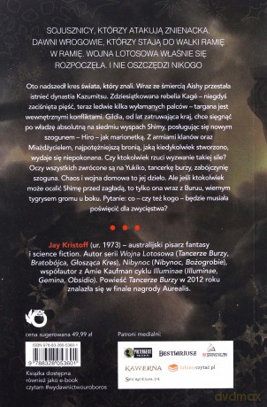 Głosząca kres wojna lotosowa (Tom 3) - Jay Kristoff [KSIĄŻKA]