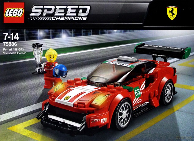 LEGO Speed champions Ferrari 488 gt3 scuderia corsa (75886) [KLOCKI]