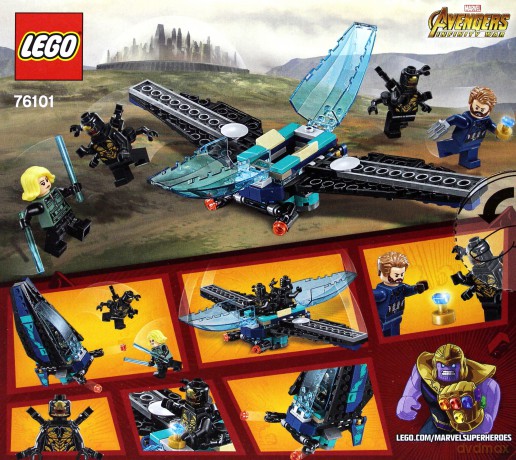 LEGO Super Heroes Atak statku Outriderów (76101) [KLOCKI]