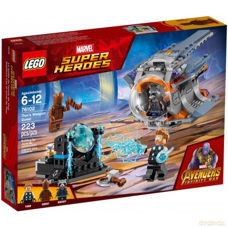 LEGO Super Heroes Poszukiwanie broni Thora (76102) [KLOCKI]